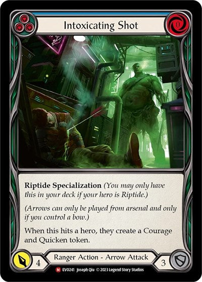 Intoxicating Shot (EVO) #EVO241 Majestic (Near Mint) Bright Lights Flesh & Blood TCG: 2023