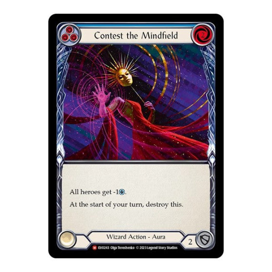Contest the Mindfield (EVO) #EVO243 Majestic (Lightly Played) Bright Lights Flesh and Blood TCG: 2023