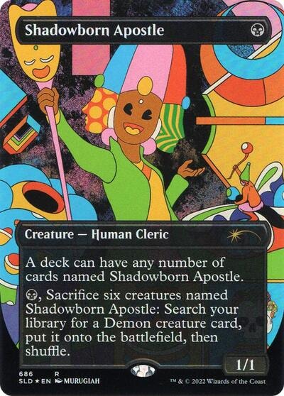 Shadowborn Apostle (686) (SLD) #686 Rare (Foil Lightly Played) Secret Lair Drop Series Magic: The Gathering: 2026