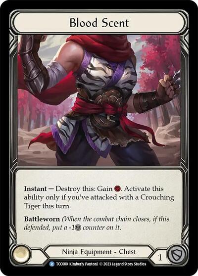 Blood Scent (TCC) #TCC080 Rare (Near Mint) Round the Table: TCCxLSS Flesh and Blood TCG: 2023
