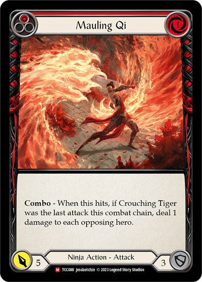 Mauling Qi (TCC) #TCC088 Majestic (Near Mint) Round the Table: TCCxLSS Flesh & Blood TCG: 2023
