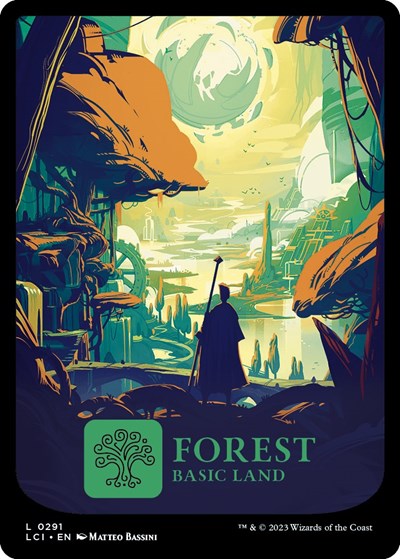 Forest 0291 (LCI) #291 Land The Lost Caverns of Ixalan Magic: The Gathering: 2023