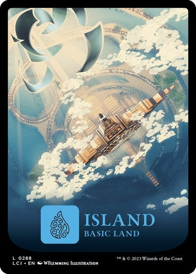 Island 0288 (LCI) #288 Land (Foil Near Mint) The Lost Caverns of Ixalan Magic: The Gathering: 2023