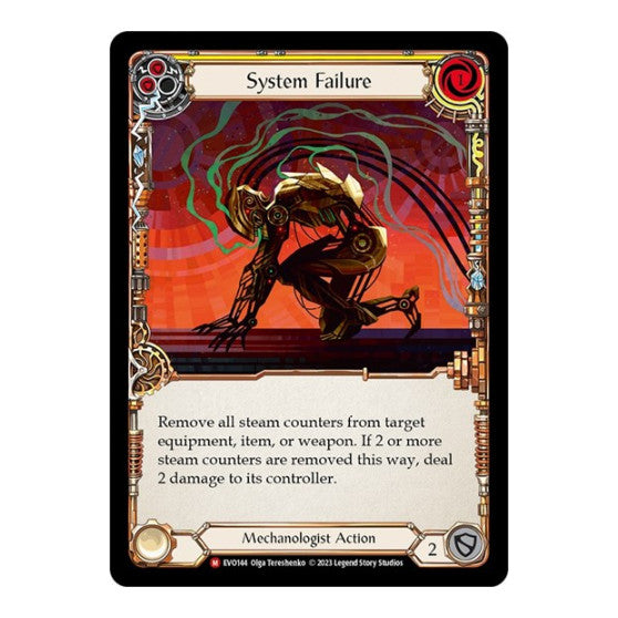 System Failure (EVO) #EVO144 Majestic (Lightly Played) Bright Lights Flesh and Blood TCG: 2023
