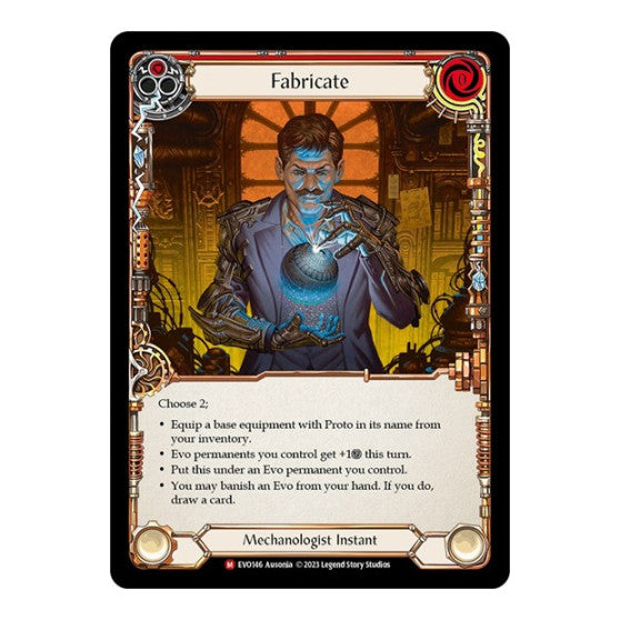 Fabricate (EVO) #EVO146 Majestic (Lightly Played) Bright Lights Flesh and Blood TCG: 2023