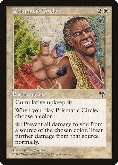 Prismatic Circle (MIR) #34 Common Mirage Magic: The Gathering: 1996
