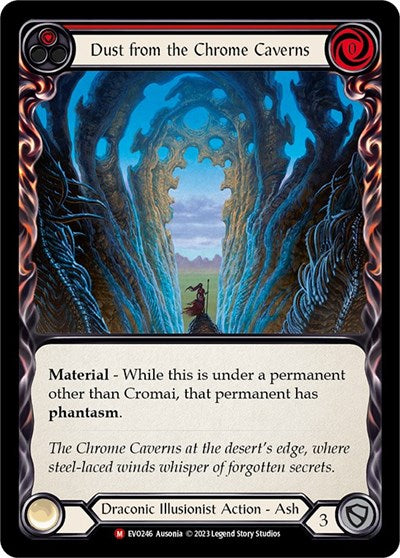 Dust from the Chrome Caverns (EVO) #EVO246 Majestic (Rainbow Foil Near Mint) Bright Lights Flesh and Blood TCG: 2023