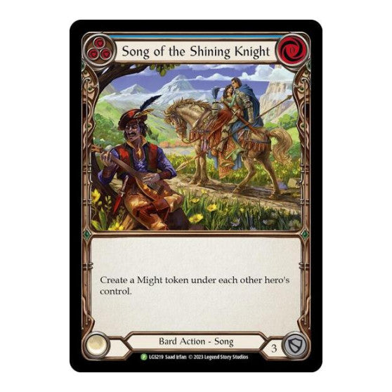 Song of the Shining Knight - LGS219 (PR) #LGS219 Promo (Rainbow Foil Near Mint) Flesh and Blood: Promo Cards Flesh and Blood TCG: 2019