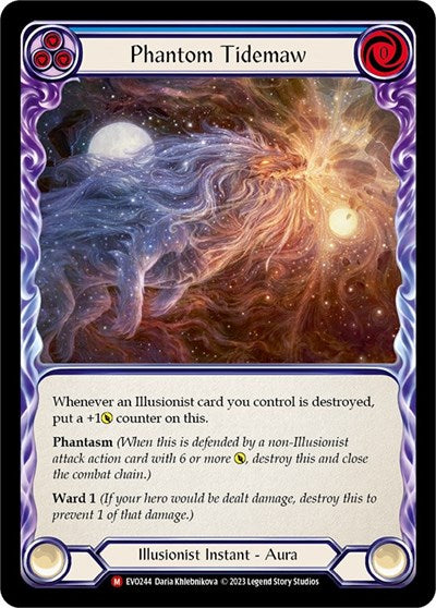Phantom Tidemaw (EVO) #EVO244 Majestic (Near Mint) Bright Lights Flesh and Blood TCG: 2023