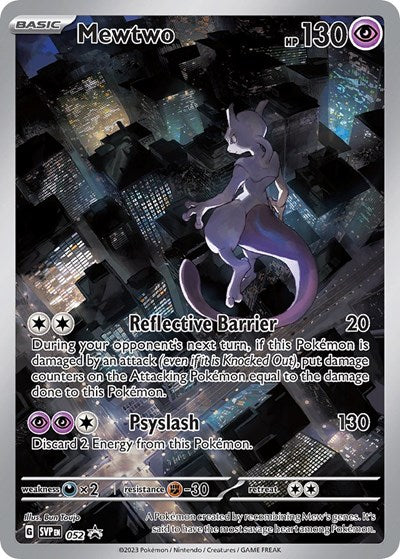 Mewtwo 052 (SVP) #052 Promo (Holofoil Near Mint) SV: Scarlet & Violet Promo Cards Pokemon: 2023