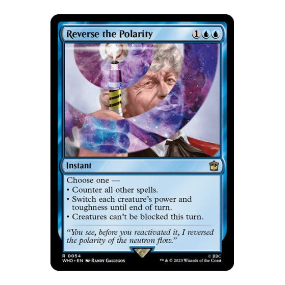 Reverse the Polarity (WHO) #54 Rare (Lightly Played) Universes Beyond: Doctor Who Magic: The Gathering: 2023