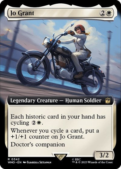 Jo Grant Extended Art (WHO) #342 Rare (Lightly Played) Universes Beyond: Doctor Who Magic: The Gathering: 2023
