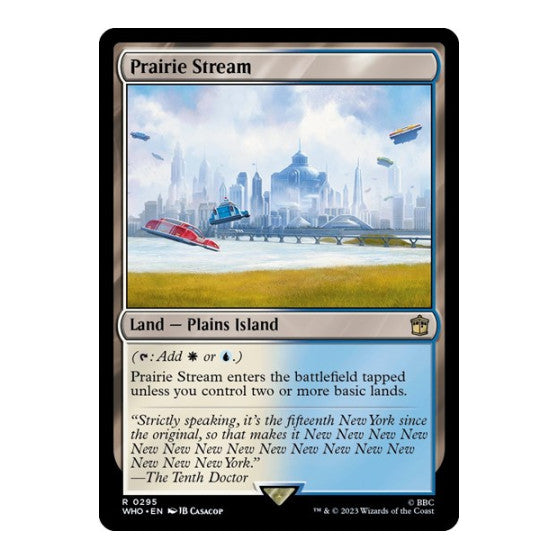Prairie Stream (WHO) #295 Rare (Lightly Played) Universes Beyond: Doctor Who Magic: The Gathering: 2023