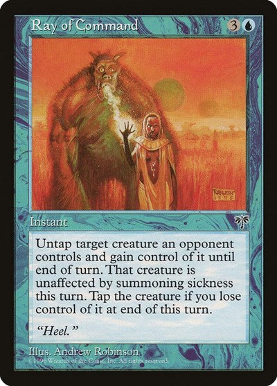1996 Magic: Mirage (MIR) - Ray of Command (#86, Common)