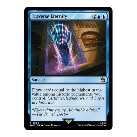 Traverse Eternity (WHO) #60 Rare (Lightly Played) Universes Beyond: Doctor Who Magic: The Gathering: 2023