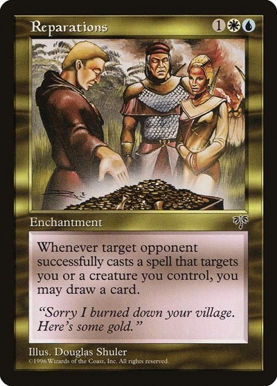 Reparations (MIR) #278 Rare (Near Mint) Mirage Magic: The Gathering: 1996