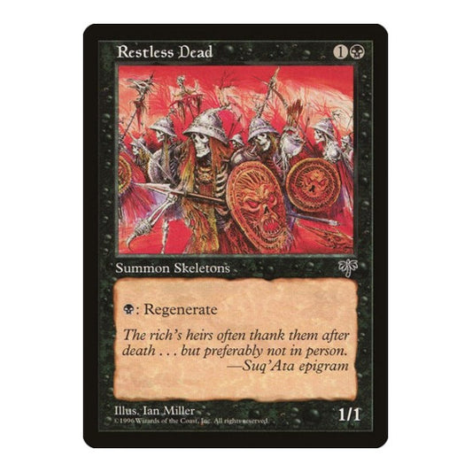 Restless Dead (MIR) #138 Common Mirage Magic: The Gathering: 1996