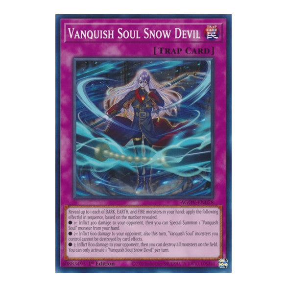 Vanquish Soul Snow Devil (AGOV) #AGOV-EN078 Common (1st Edition Near Mint) Age of Overlord YuGiOh: 2023