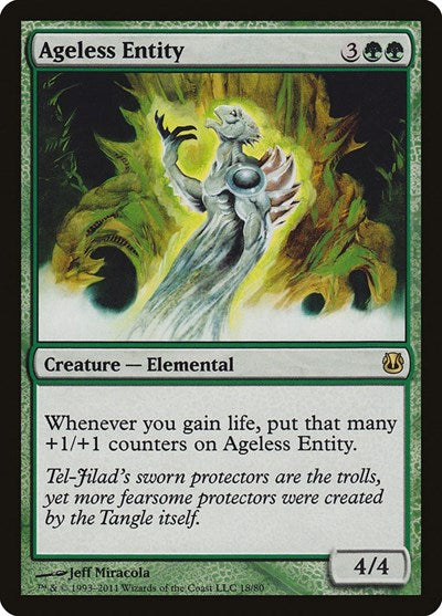 Ageless Entity (DDH) #18 Rare (Lightly Played) Duel Decks: Ajani vs. Nicol Bolas Magic: The Gathering: 2011