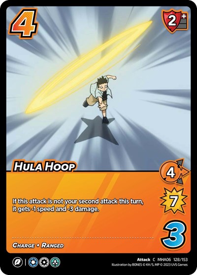 Hula Hoop (MHA6) #128/153 Common (Lightly Played) UniVersus: My Hero Academia: Jet Burn UniVersus: 2023