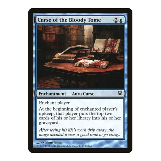 Curse of the Bloody Tome (ISD) #50 Common Innistrad Magic: The Gathering: 2011