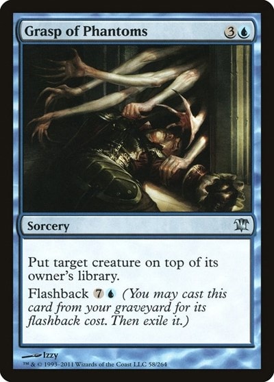 Grasp of Phantoms (ISD) #58 Uncommon (Moderately Played) Innistrad Magic: The Gathering: 2011