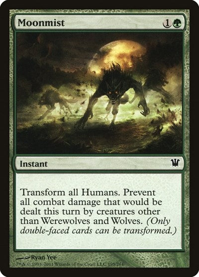 Moonmist (ISD) #195 Common (Near Mint) Innistrad Magic: 2011