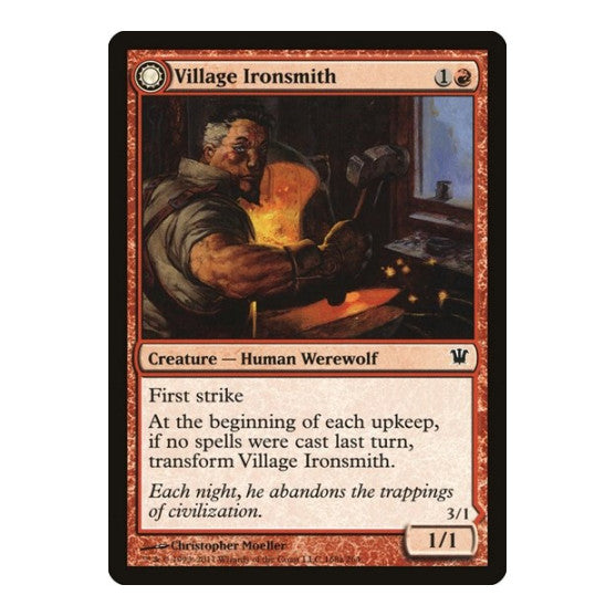 Village Ironsmith (ISD) #168 Common Innistrad Magic: The Gathering: 2011