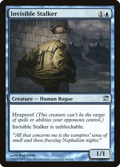 Invisible Stalker (ISD) #60 Uncommon (Moderately Played) Innistrad Magic: The Gathering: 2011