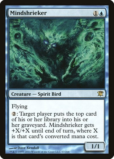 Mindshrieker (ISD) #67 Rare (Lightly Played) Innistrad Magic: The Gathering: 2011