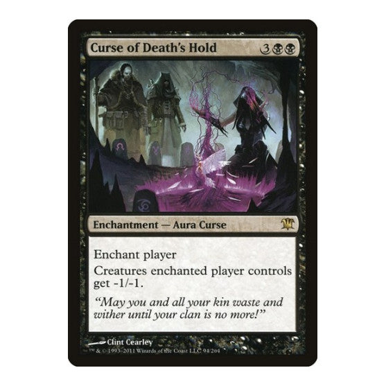 Curse of Deaths Hold (ISD) #94 Rare (Heavily Played) Innistrad Magic: The Gathering: 2011