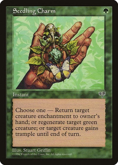 Seedling Charm (MIR) #240 Common (Lightly Played) Mirage Magic: The Gathering: 1996
