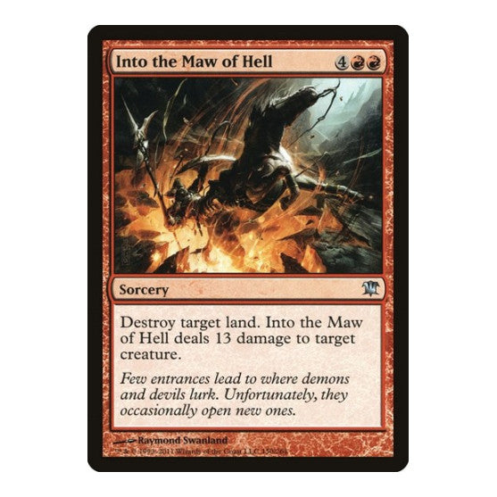 Into the Maw of Hell (ISD) #150 Uncommon (Lightly Played) Innistrad Magic: The Gathering: 2011