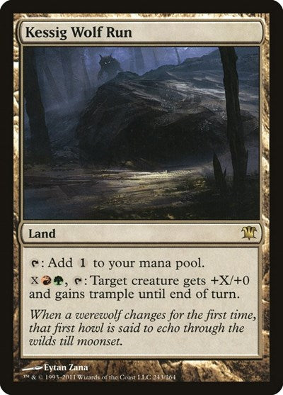 Kessig Wolf Run (ISD) #243 Rare (Near Mint) Innistrad Magic: The Gathering: 2011