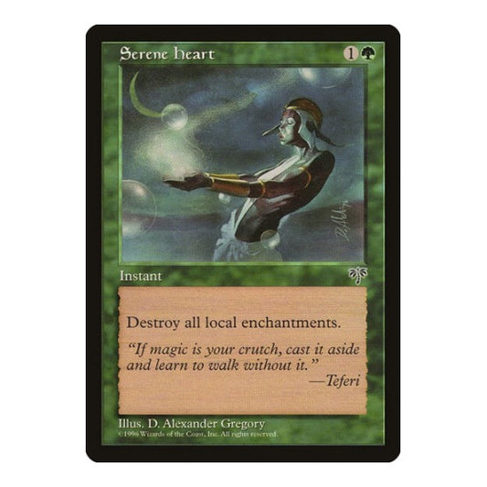 Serene Heart (MIR) #242 Common (Lightly Played) Mirage Magic: The Gathering: 1996