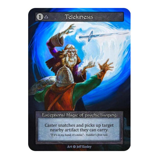 Telekinesis (A) Exceptional (Lightly Played) Alpha Sorcery: Contested Realm: 2023
