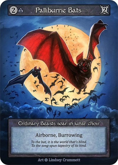 Palliburrie Bats (A) Ordinary (Near Mint) Alpha Sorcery: Contested Realm: 2023