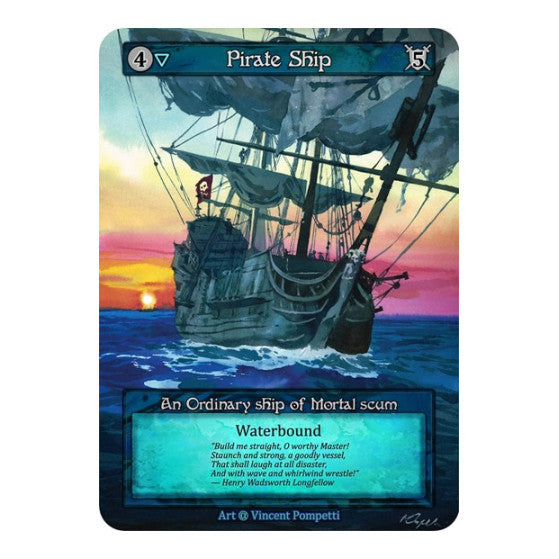 Pirate Ship (A) Ordinary (Lightly Played) Alpha Sorcery: Contested Realm: 2023