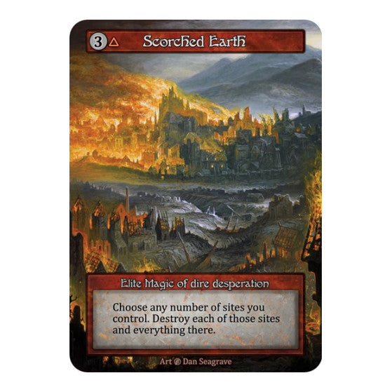 Scorched Earth (B) Elite (Lightly Played) Beta Sorcery: Contested Realm: 2023