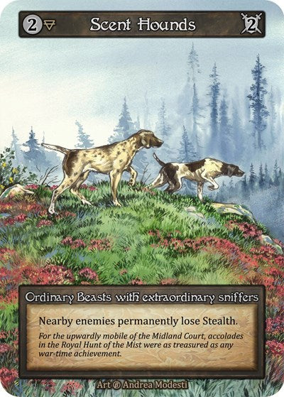 2023 Sorcery Contested Realm: Beta (B) - Scent Hounds (Ordinary) (Near Mint)