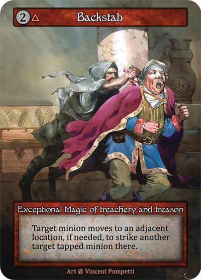 Backstab (B) Exceptional Beta Sorcery: Contested Realm: 2023