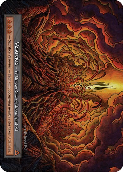 Vesuvius (B) Unique (Near Mint) Beta Sorcery: Contested Realm: 2023