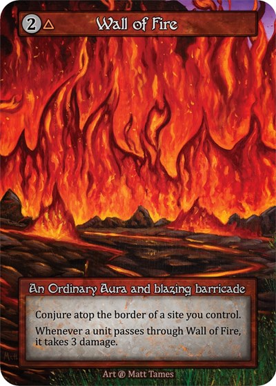 2023 Sorcery Contested Realm: Beta (B) - Wall of Fire (Ordinary)