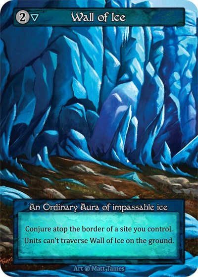 Wall of Ice (B) Ordinary Beta Sorcery: Contested Realm: 2023