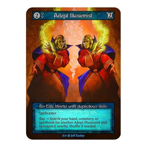 Adept Illusionist (B) Elite (Lightly Played) Beta Sorcery: Contested Realm: 2023