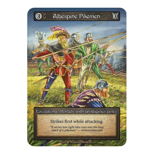 Albespine Pikemen (B) Exceptional Beta Sorcery: Contested Realm: 2023