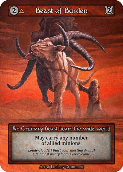 Beast of Burden (B) Ordinary Beta Sorcery: Contested Realm: 2023