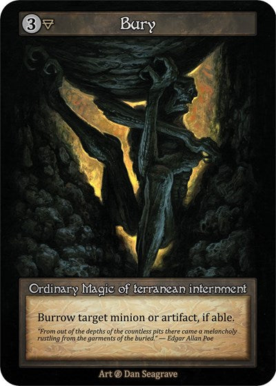 Bury (B) Ordinary (Near Mint) Beta Sorcery: Contested Realm: 2023