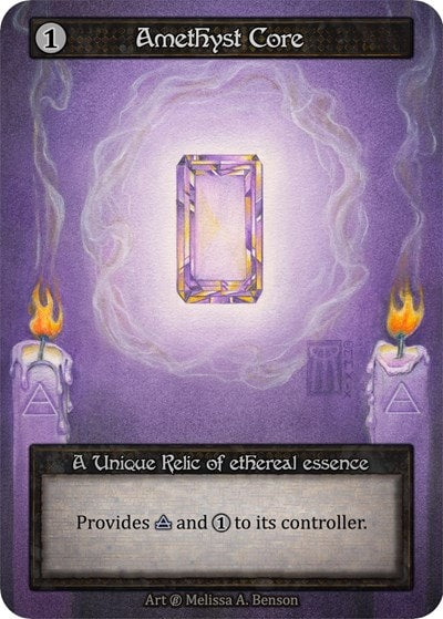 Amethyst Core (B) Unique (Near Mint) Beta Sorcery: Contested Realm: 2023