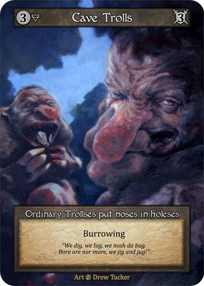 Cave Trolls (B) Ordinary (Near Mint) Beta Sorcery: Contested Realm: 2023